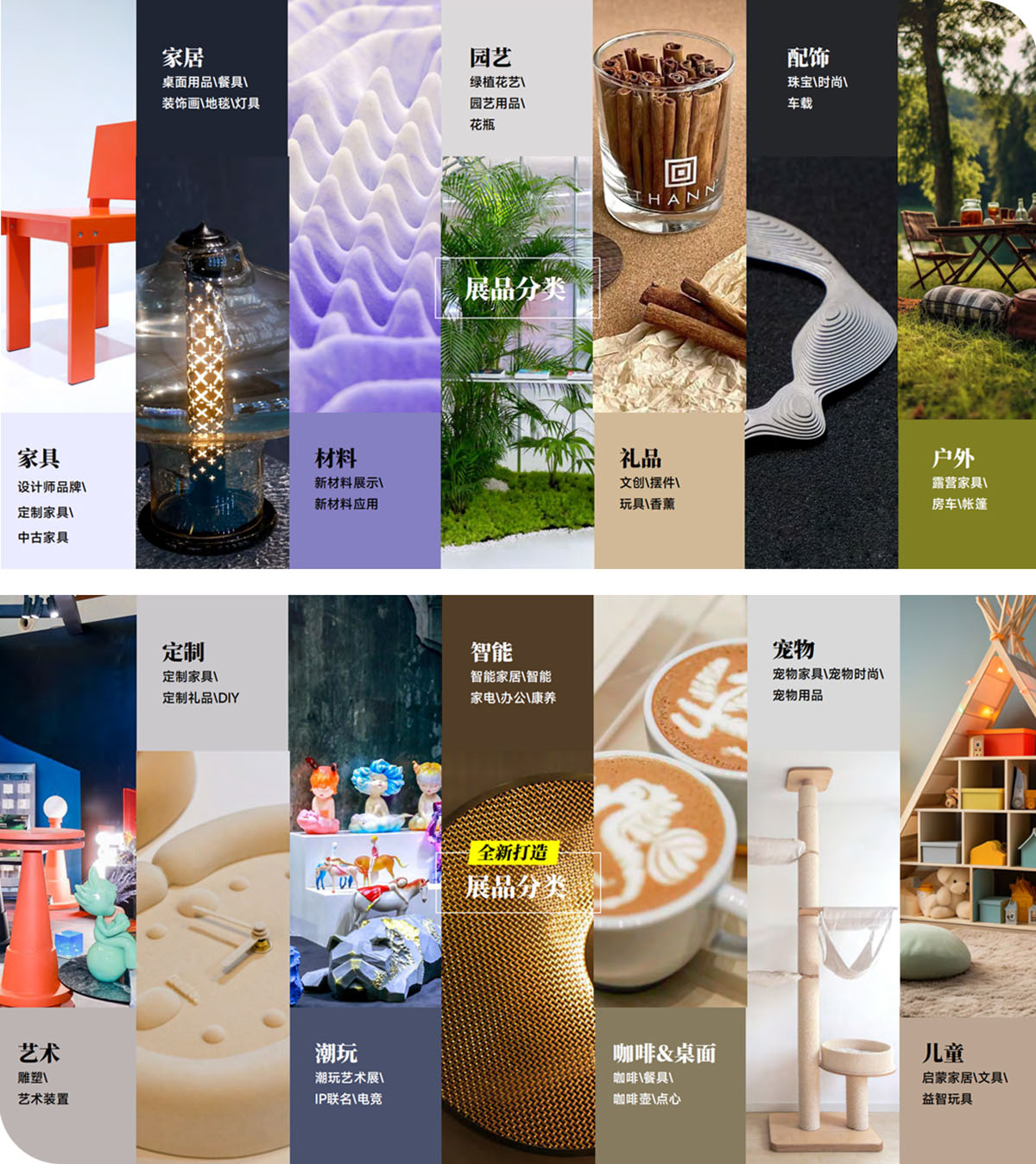 摩登上海时尚家居展品范围图