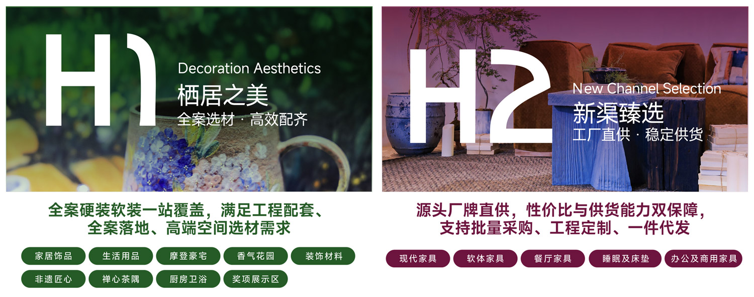 摩登上海设计周展品范围图