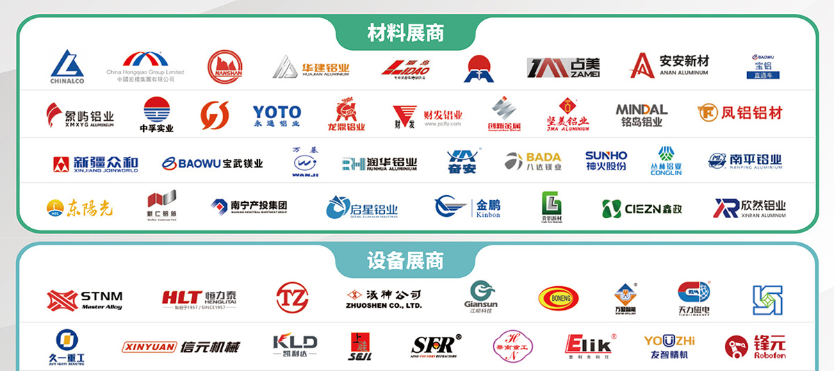 上海国际铝工业展知名展商图