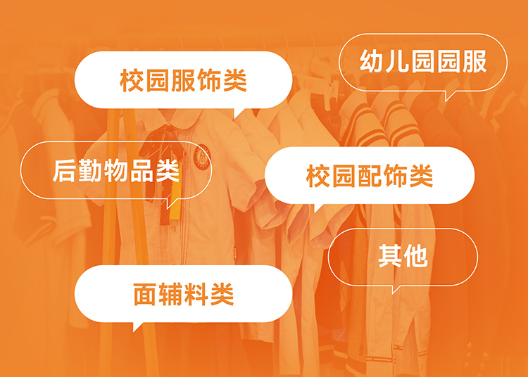 上海校服园服展展品范围图