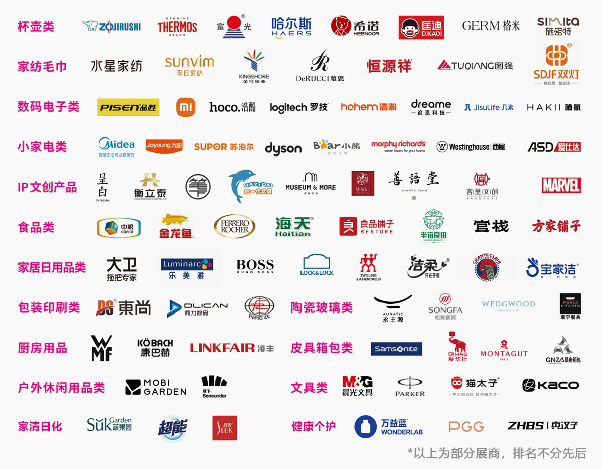 深圳礼品展知名展商图