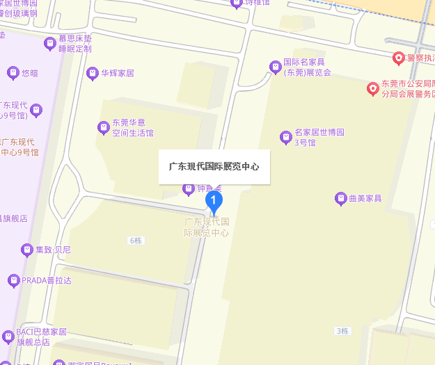 DME东莞国际机床展馆地图