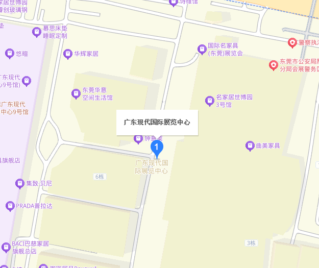 东莞国际机床展馆地图