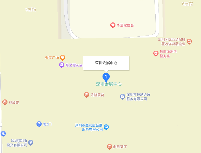 2024深圳国际塑料橡胶工业展览会展馆地图