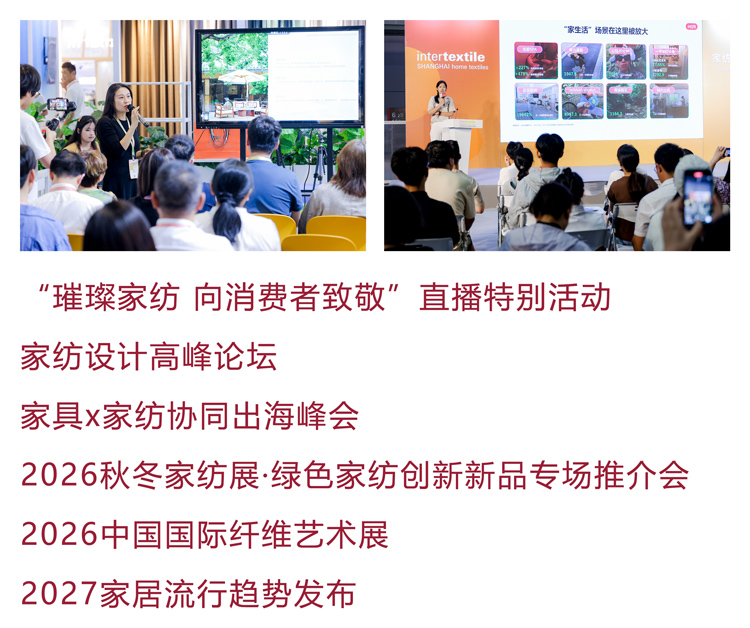 上海国际家纺展​同期活动图