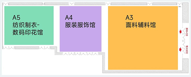 厦门纺博会展馆分布图
