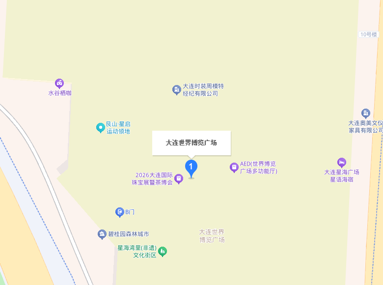 大连纺织展​展馆地图