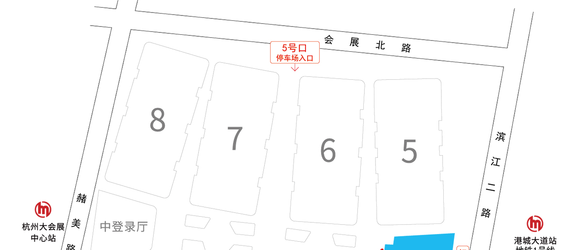 杭州中小工厂展展馆分布图