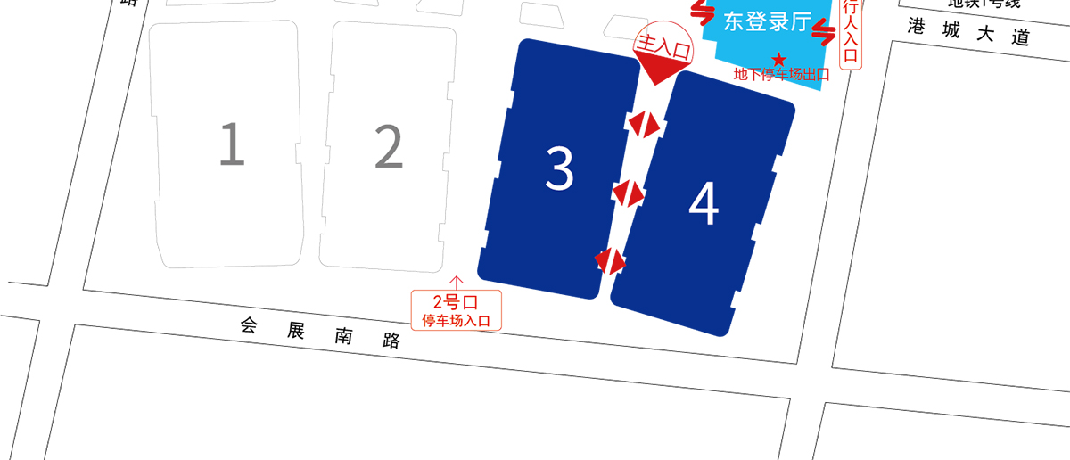 杭州中小工厂展展馆分布图