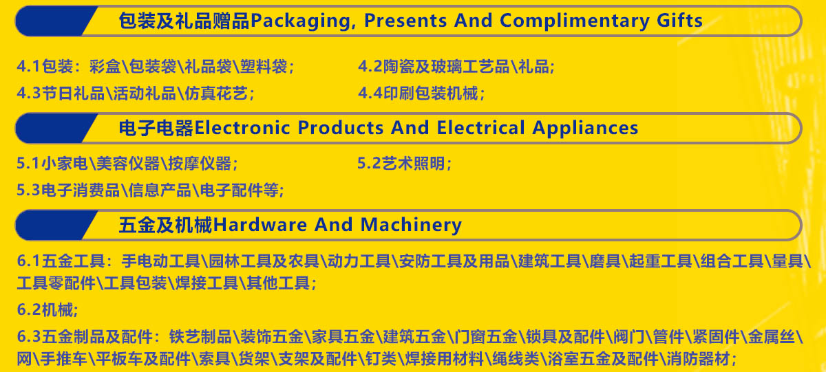 2025杭州中小工厂展览会展品范围图