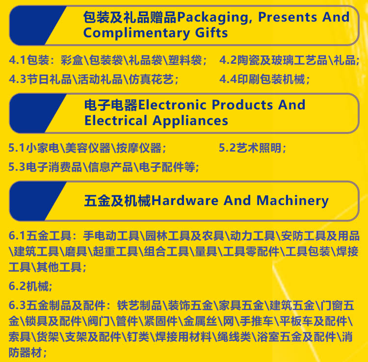 2025杭州中小工厂展览会展品范围图