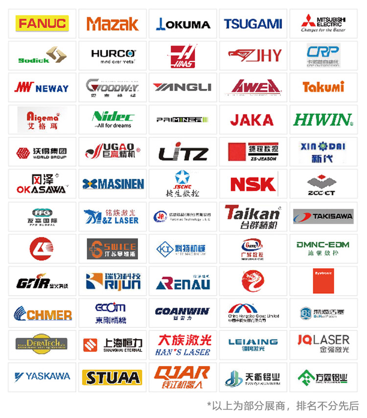 青岛金属加工展知名展商图