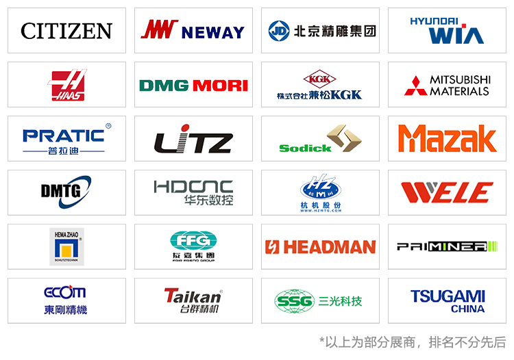2025金诺·第2届合肥国际机床展知名展商图
