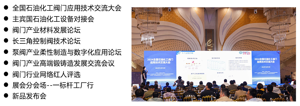 中国（温州）国际泵阀展览会同期活动图