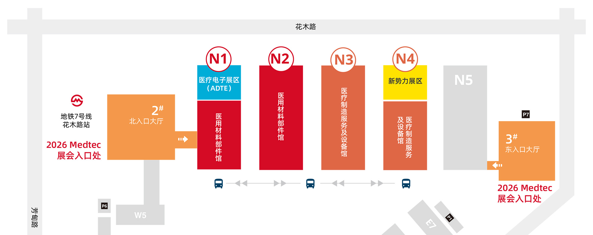 上海医疗器械展展馆分布图