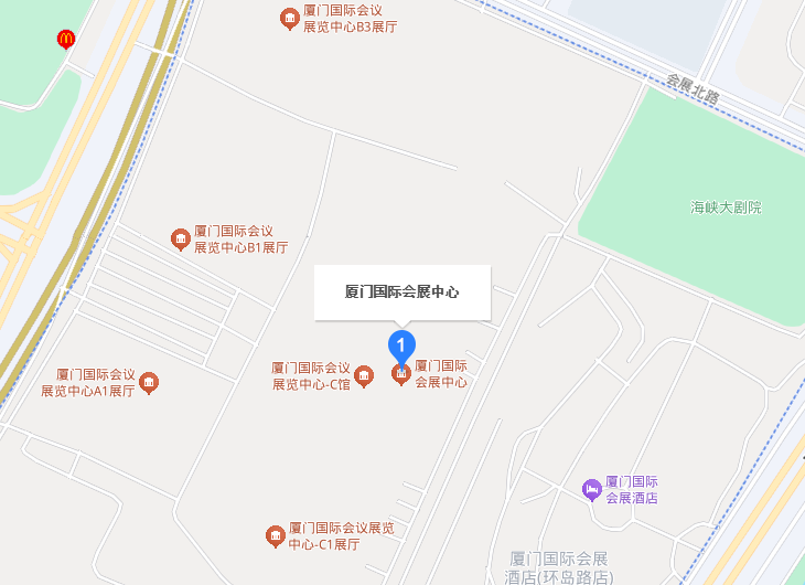 2025中国（厦门）国际跨境电商展览会展馆地图