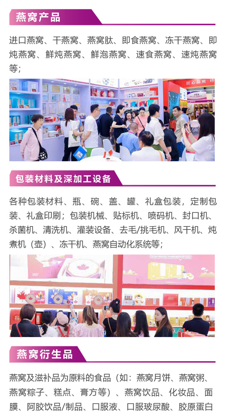上海燕博会展品范围图