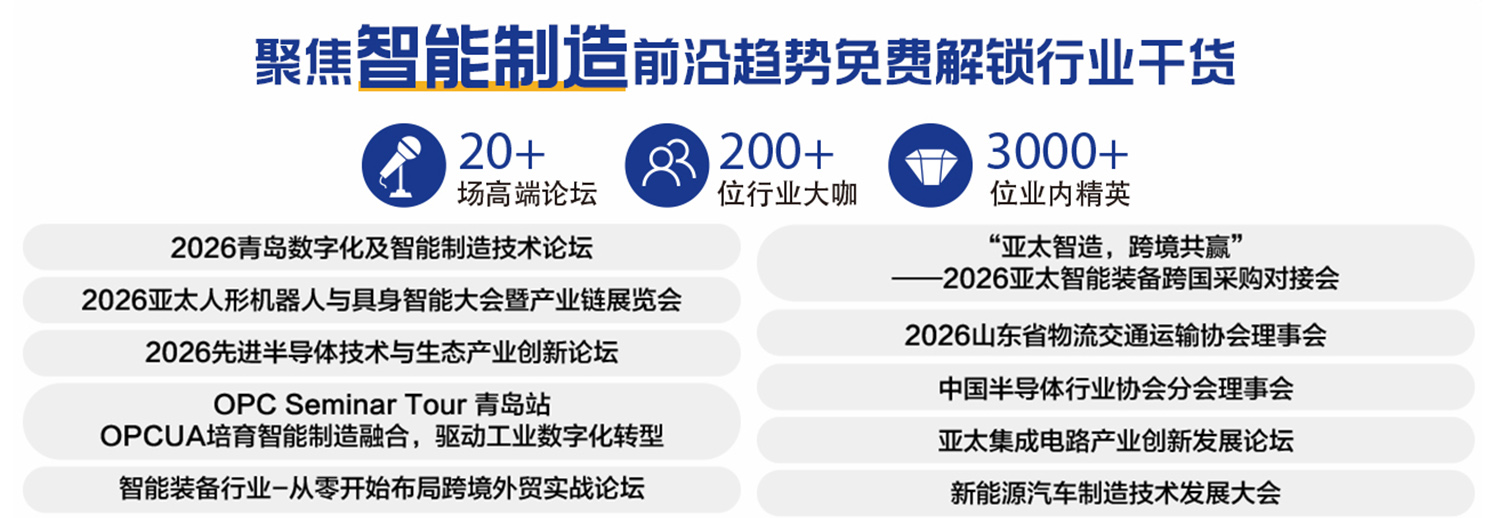 青岛智能装备展论坛活动图