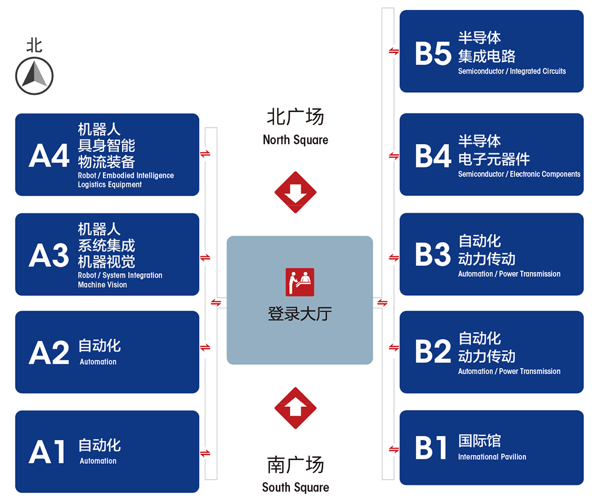 青岛智能装备展展馆分布图