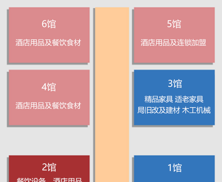 西安国际家具展展馆分布图