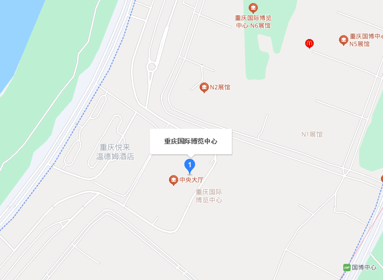 中国渝菜食材电商节展馆地图