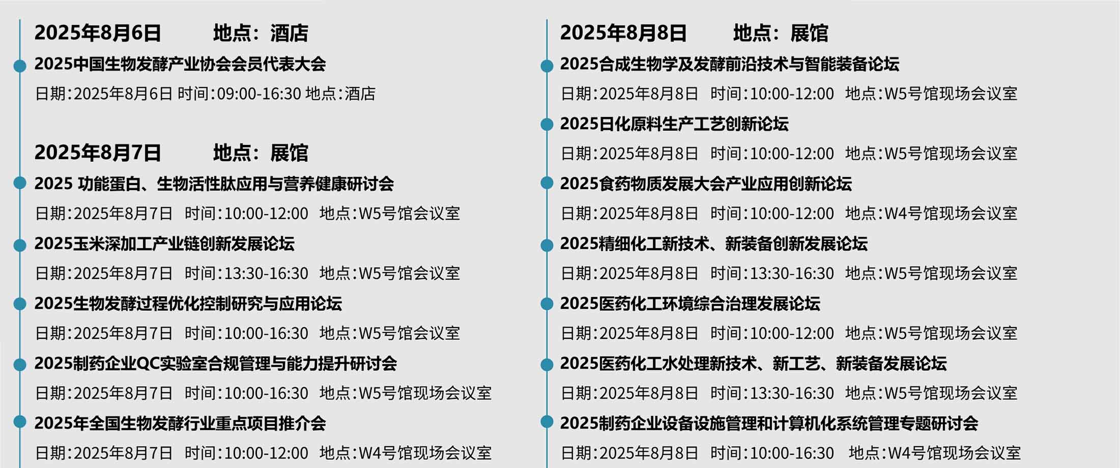 上海生物发酵展同期活动图