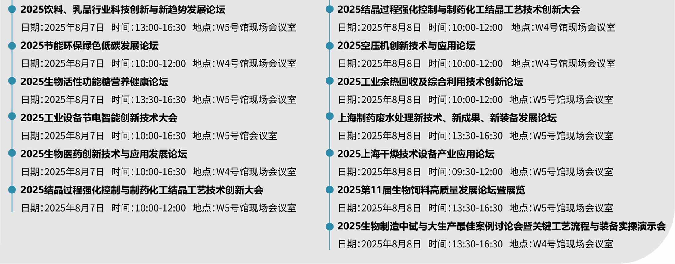 上海生物发酵展同期活动图