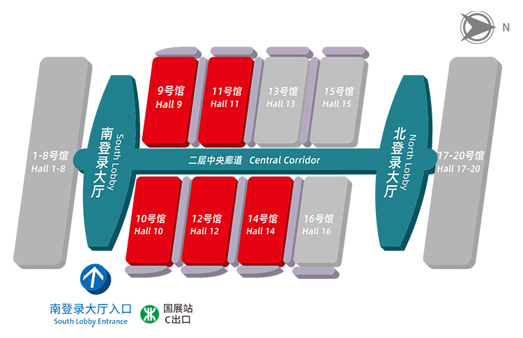 华南国际机器人与自动化展展馆分布图