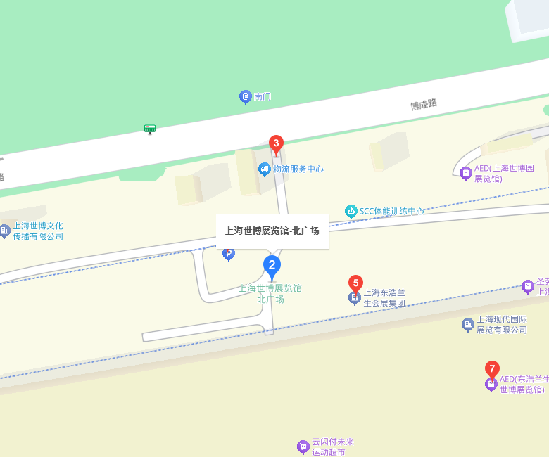 2025上海国际时尚饰品展馆地图