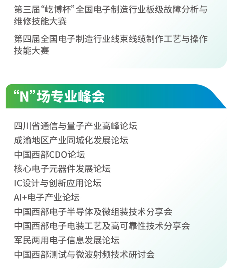 成都电子展论坛活动图
