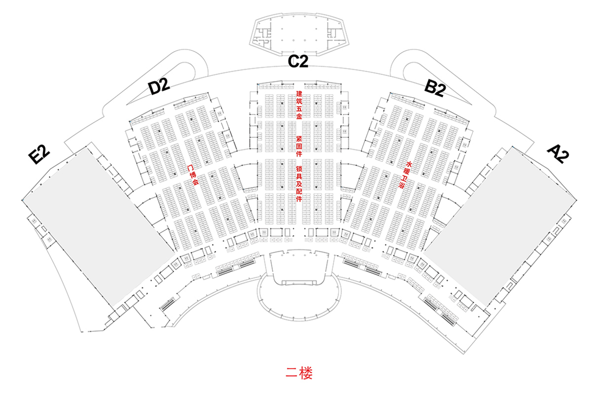 义乌国际五金展展馆分布图