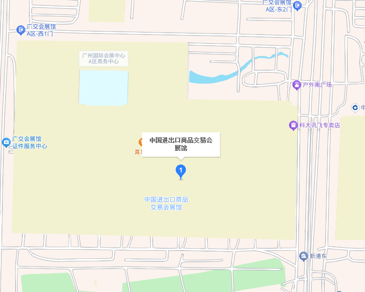 广州精酿啤酒及设备展​展馆地图