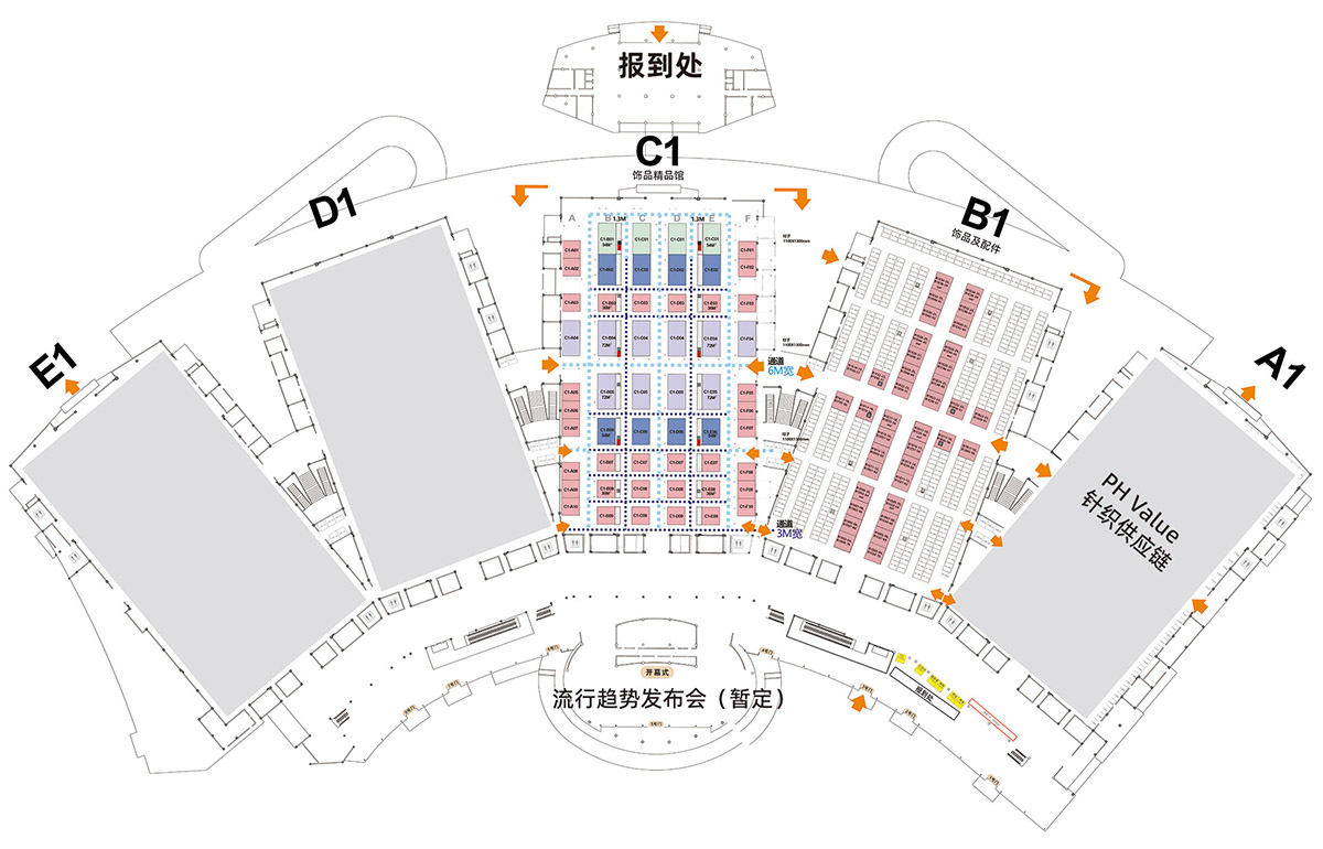 2025义乌时尚饰品工厂展馆分布图