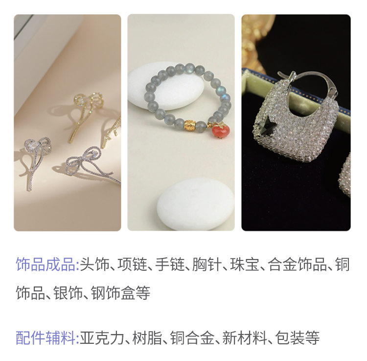 2025义乌时尚饰品工厂展品范围图