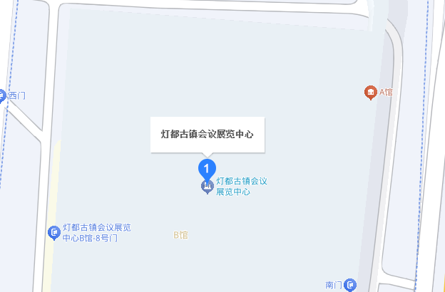 2025中山古镇文旅光影、户外与工程照明展馆地图