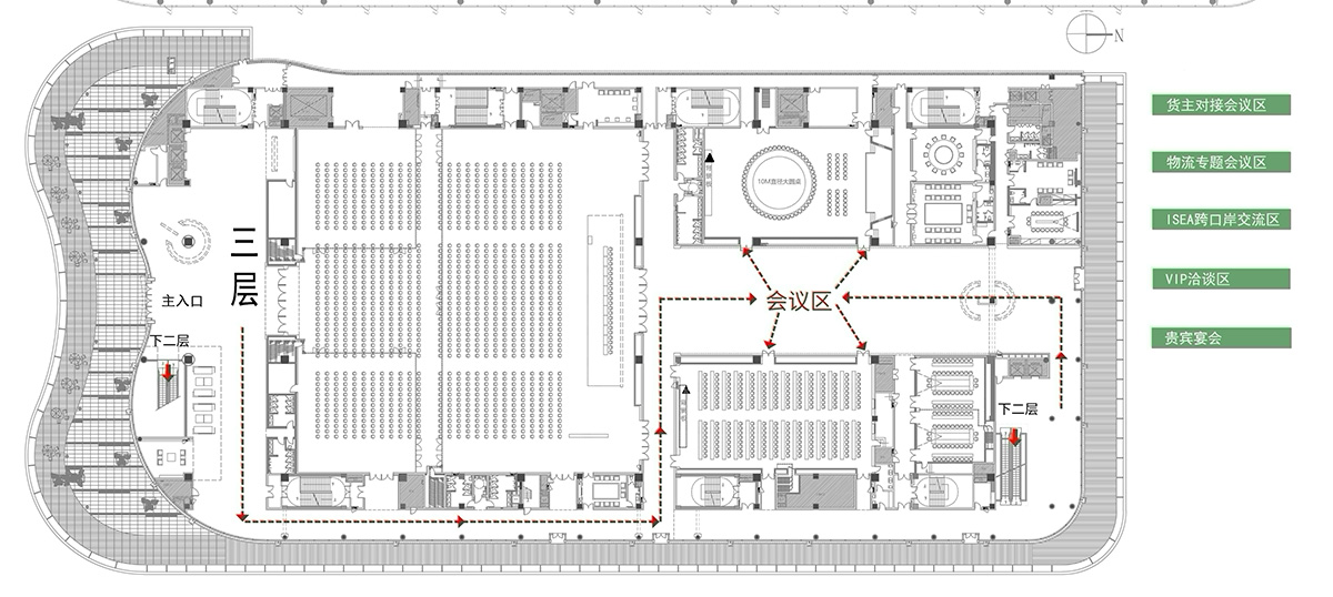 上海港航物流展展馆分布图