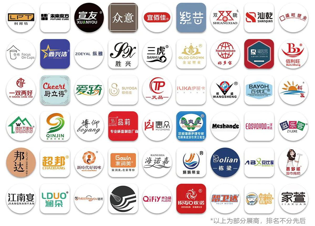 2025台州（聚成）日用百货新品博览会知名展商图