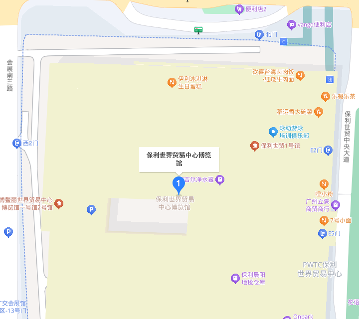 GRVC 2025广州国际房车与露营博览会展馆地图