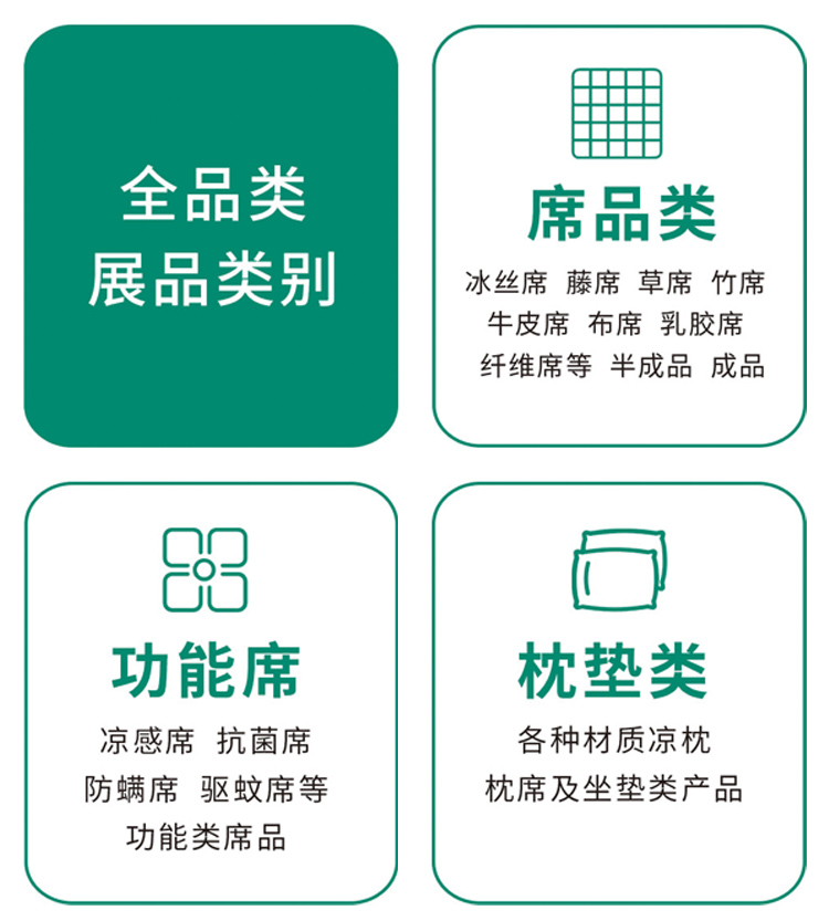 宁波家居夏凉用品展展品范围图