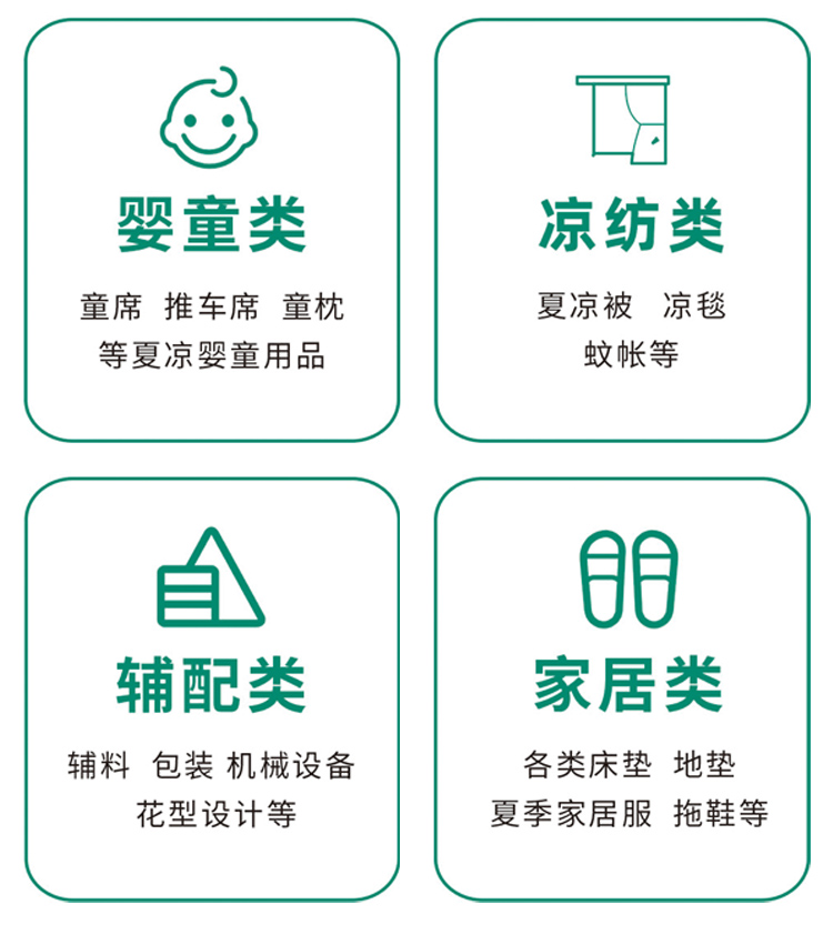 宁波家居夏凉用品展展品范围图