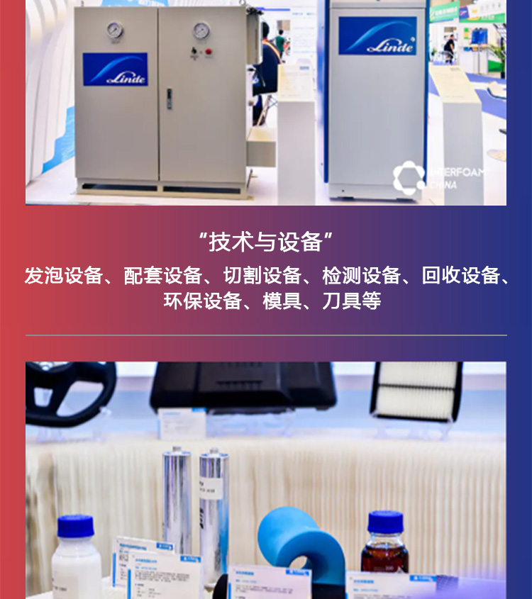 上海发泡材料展展品范围图