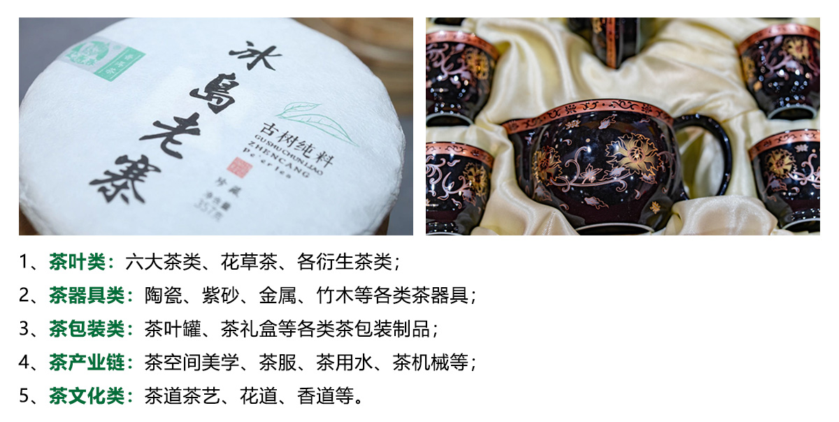 2025第三届苏州国际茶产业博览会展品范围图