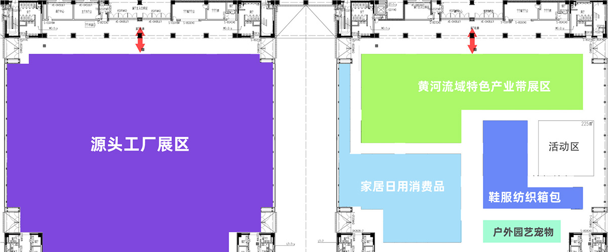 青岛跨境电商展展馆分布图