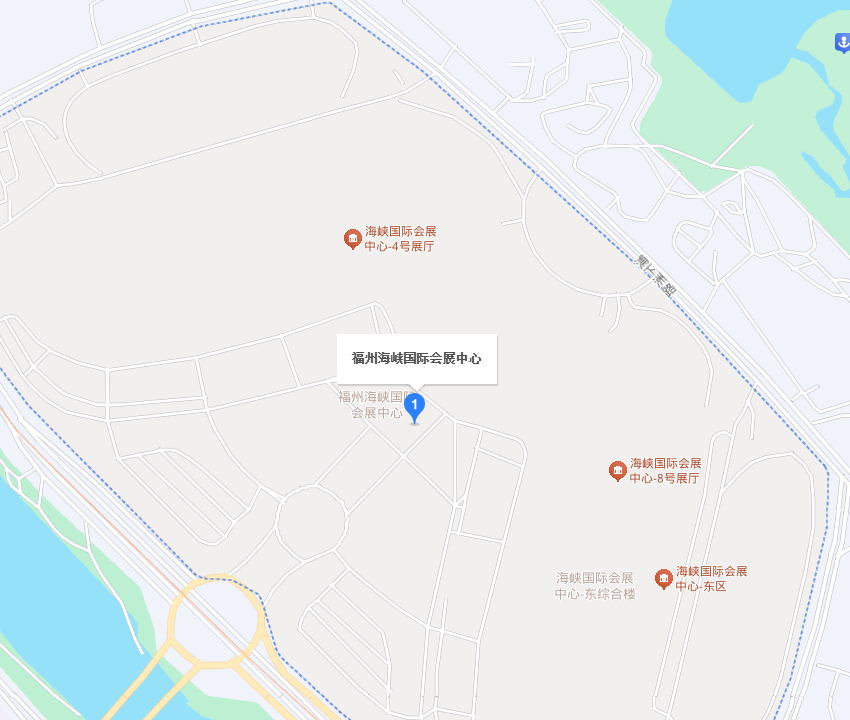 福建餐饮食材展展馆地图
