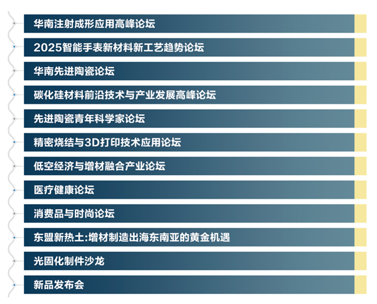 深圳粉末冶金展同期活动图