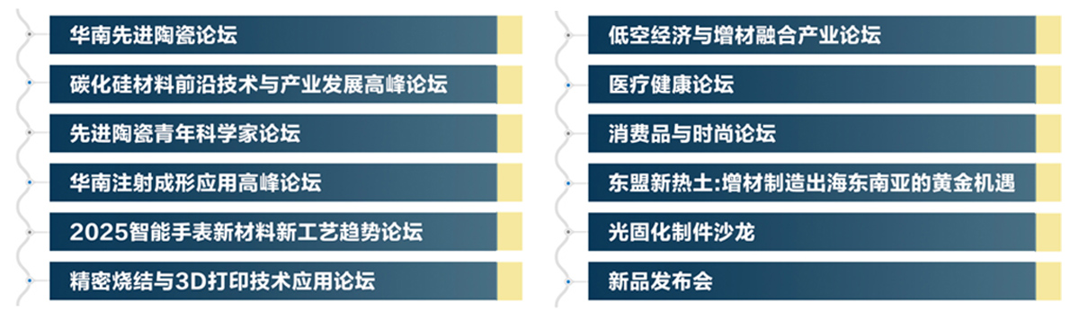 深圳先进陶瓷展同期活动图