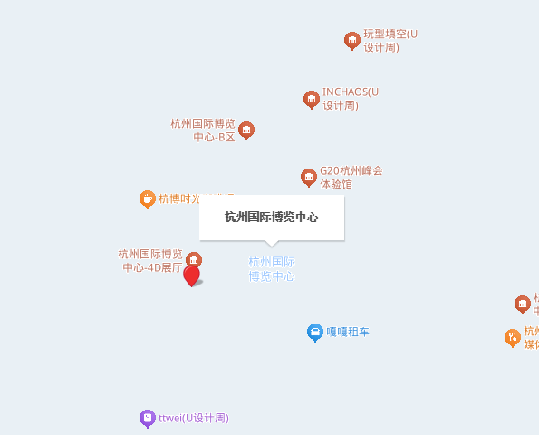 杭州出口跨境电商展展馆地图
