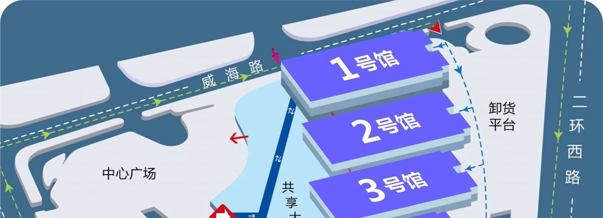 济南泵阀展展馆分布图
