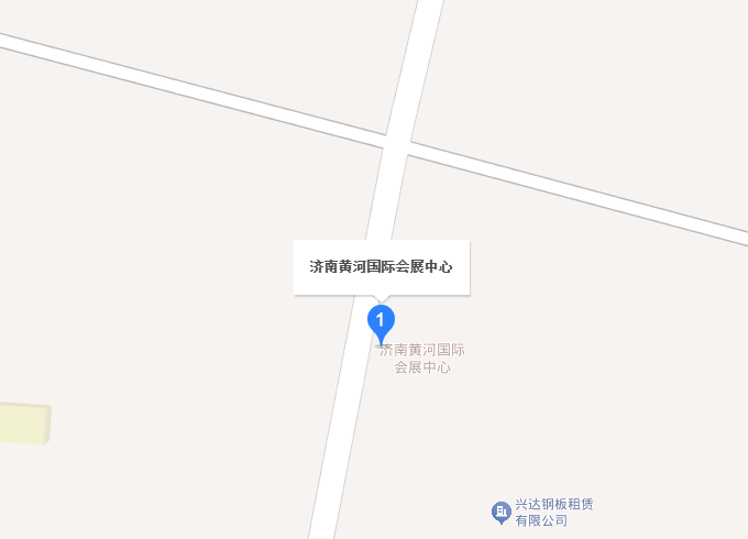 济南淀粉展展馆地图