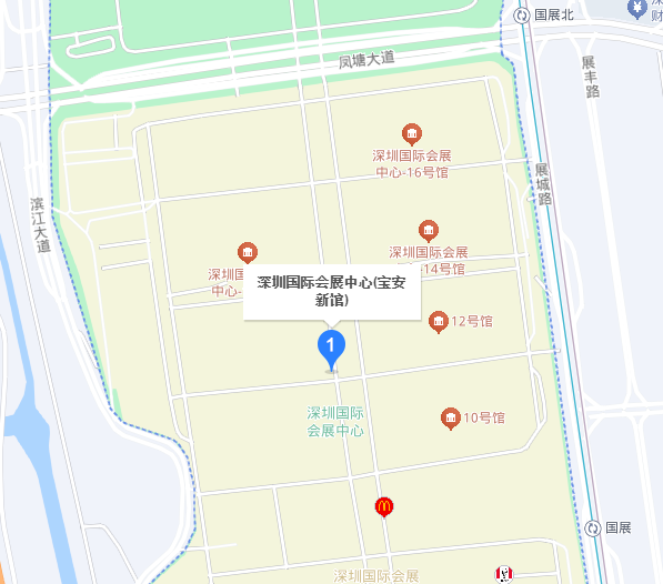 深圳电力电子及能量转换展展馆地图
